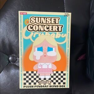 POP MART Crybaby Sunset Concert Plush Pendant